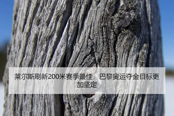 莱尔斯刷新200米赛季最佳，巴黎奥运夺金目标更加坚定